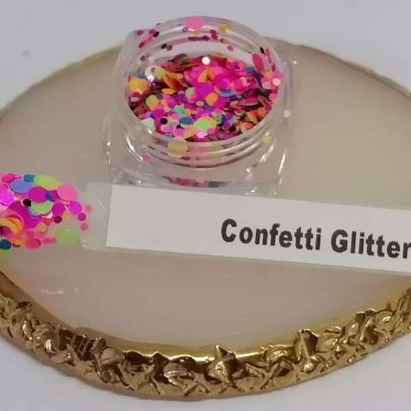 Confetti Glitter (Yellow,Green,Pink)